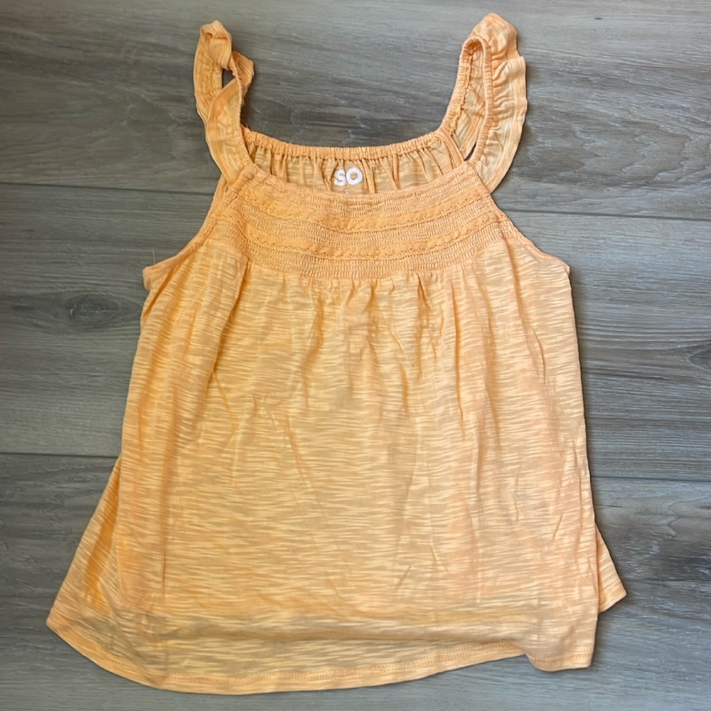 SO Ruffle Shoulder Tank